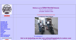 Desktop Screenshot of gillet-herstal.be